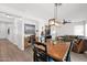 Spacious dining room area connected to the living room, great for gatherings at 2950 E Dublin St, Gilbert, AZ 85295