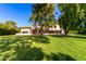 Sprawling backyard with lush lawn and mature trees offers plenty of space for recreation at 3006 N Manor W Dr, Phoenix, AZ 85014