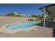 Backyard pool providing ample space for recreation and relaxation in a secluded outdoor setting at 3802 W Sheffield Ave, Chandler, AZ 85226