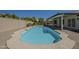 View of the private swimming pool and backyard; perfect for relaxing and entertaining guests at 3802 W Sheffield Ave, Chandler, AZ 85226