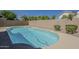 Backyard swimming pool offers a private retreat and complements the home's outdoor living space at 3802 W Sheffield Ave, Chandler, AZ 85226