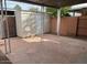 A covered back patio providing a comfortable outdoor area with additional storage space at 6624 S Granada Dr, Tempe, AZ 85283