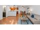 Bright living area with wood floors, and a cozy breakfast nook perfect for casual dining at 1826 E Frier Dr # 2, Phoenix, AZ 85020