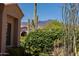 Desert home surrounded by landscaping, mature trees, and gorgeous mountain views at 37334 N Winding Wash Trl, Carefree, AZ 85377