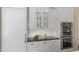 Gourmet kitchen with stainless steel appliances and modern cabinets at 37334 N Winding Wash Trl, Carefree, AZ 85377