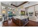 Open concept kitchen with large center island and breakfast bar at 37334 N Winding Wash Trl, Carefree, AZ 85377