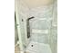 Modern bathroom shower with rainfall showerhead and sleek tile work at 702 E Capricorn Way, Chandler, AZ 85249