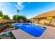 Inviting in-ground pool with diving board and lounge chairs at 908 N Creston --, Mesa, AZ 85213