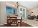 Casual dining area with backyard views at 10583 S 175Th Ave, Goodyear, AZ 85338