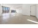 A spacious three car garage featuring glass garage doors at 1250 E Smokehouse Trl, Phoenix, AZ 85085