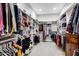 Spacious walk-in closet with custom shelving and ample storage space at 17937 E Colt Ct, Queen Creek, AZ 85142