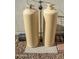 Outdoor view of beige propane tanks, providing an essential energy source for a comfortable living experience at 19511 N 76Th Ave, Glendale, AZ 85308