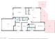 Detailed floor plan highlighting bedrooms, bathrooms, kitchen, and living spaces at 263 S Del Rancho --, Mesa, AZ 85208