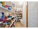 Walk-in pantry with ample shelving providing storage for food items and kitchen appliances at 263 S Del Rancho --, Mesa, AZ 85208