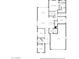 Detailed floor plan illustrating the layout of the home with bedrooms, living spaces, and bathrooms at 2731 E Cherry Hill Dr, Gilbert, AZ 85298