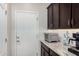 Kitchen counter area with granite countertops and stainless steel appliances at 2731 E Cherry Hill Dr, Gilbert, AZ 85298