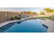 Relaxing backyard features a refreshing pool, lounge chairs and privacy landscaping at 29227 N 44Th St, Cave Creek, AZ 85331