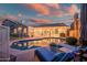 Backyard pool features a cozy lounge area and provides a relaxing retreat at 29227 N 44Th St, Cave Creek, AZ 85331