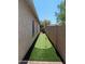 Side yard featuring a putting green framed by a brick border at 3085 E Patrick St, Gilbert, AZ 85295