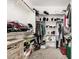 Walk-in closet featuring ample storage with shelving and hanging rods for clothes and accessories at 4337 E Vaughn Ave, Gilbert, AZ 85234