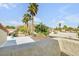 Palm trees and Mountain View with rooftops from a private balcony at 4618 E Valley View Dr, Phoenix, AZ 85044
