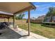 The backyard features a yard, patio and plenty of room to enjoy at 4633 E Desert Cactus St, Phoenix, AZ 85032