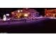 Festive home adorned with bright holiday lights and decorations, creating a cheerful ambiance at 632 W Natal Cir, Mesa, AZ 85210