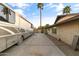 Convenient RV parking beside the home, providing ample space for recreational vehicles and outdoor equipment storage at 7240 W Grovers Ave, Glendale, AZ 85308