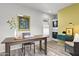 Bright home office with a modern washer and dryer set and stylish decor elements at 7552 N San Manuel Rd, Scottsdale, AZ 85258