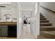 Inviting hallway leads to the living area and features a staircase at 811 W 13Th St, Tempe, AZ 85281