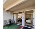 Charming outdoor patio with comfortable seating and sliding glass doors leading inside at 850 S River Dr # 1085, Tempe, AZ 85281