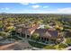 Community clubhouse featuring a pool, spa, ramadas, and American flag at 8733 E Jacaranda St, Mesa, AZ 85207