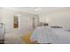 Spacious bedroom with a walk-in closet, carpeted floors, and light-colored walls at 9349 E Navajo Pl, Sun Lakes, AZ 85248
