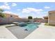 Inviting backyard pool and spa with plenty of room for entertaining and relaxing at 10417 W Alyssa Ln, Peoria, AZ 85383
