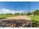 Outdoor volleyball court with sand surface and net in a community park at 10561 E Plata Ave, Mesa, AZ 85212