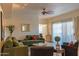 Inviting living room with a plush sofa, ample seating, large windows, and a cozy atmosphere at 11333 N 92Nd St # 1085, Scottsdale, AZ 85260