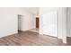 Bright entryway featuring modern flooring and a spacious closet for storage at 16638 N 46Th Ln, Glendale, AZ 85306