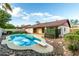 Backyard pool with a diving board and patio at 16638 N 46Th Ln, Glendale, AZ 85306