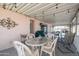 Covered patio with string lights, furniture, and view of community at 17200 W Bell Rd # 840, Surprise, AZ 85374