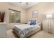 Serene bedroom featuring a cozy bed with soft linens and a calming color scheme for restful nights at 2335 E Allen St, Phoenix, AZ 85042
