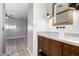 Modern bathroom featuring a beautiful mirror and a stylish vanity at 2650 W Union Hills Dr # 131, Phoenix, AZ 85027