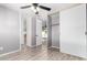 Bedroom featuring wood laminate flooring and ample closet space at 2650 W Union Hills Dr # 131, Phoenix, AZ 85027
