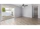 Living room featuring sliding glass doors and views of an outdoor patio at 2650 W Union Hills Dr # 131, Phoenix, AZ 85027