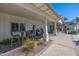 Long covered brick patio is ideal for entertaining at 4030 N 54Th Pl, Phoenix, AZ 85018