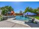 Sparkling pool and a playground create an oasis for Gathering fun at 4030 N 54Th Pl, Phoenix, AZ 85018