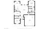 Detailed floor plan showcasing the layout of the home, dimensions, and room sizes at 42335 W Waterfall Way, Maricopa, AZ 85138