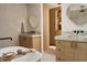 Beautiful bathroom featuring double vanities, soaking tub, modern fixtures, and contemporary finishes at 5101 N Casa Blanca Dr # 223, Paradise Valley, AZ 85253