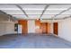 Spacious two car garage with storage cabinets and shelving at 5185 W Del Rio St, Chandler, AZ 85226