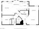 Detailed first floor plan showcasing the kitchen, living room, bedrooms, and laundry room at 7103 E Medina Ave, Mesa, AZ 85209