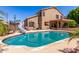 Backyard pool and covered patio are perfect for outdoor enjoyment at 7103 E Medina Ave, Mesa, AZ 85209